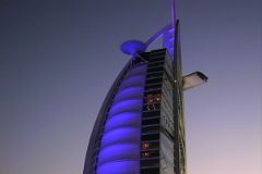 Dubai 07 Burj Al Arab 27 After Sunset From Jumeirah Beach Hotel.jpg